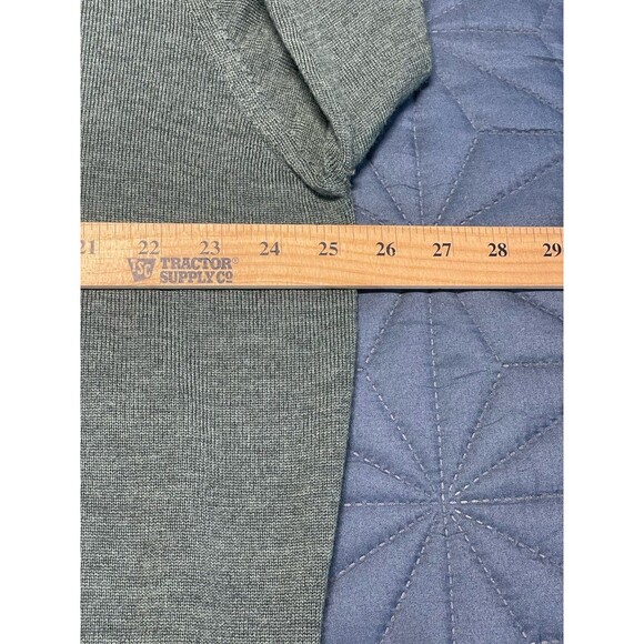 Joseph A Bank Signature Mens 100% Merino Wool V-Neck Sweater XXLarge Green XXL - Picture 6 of 9